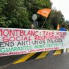 Vertenza Montblanc, la protesta degli operai in appalto a Ginevra davanti alla sede del fondo Richmont – ASCOLTA