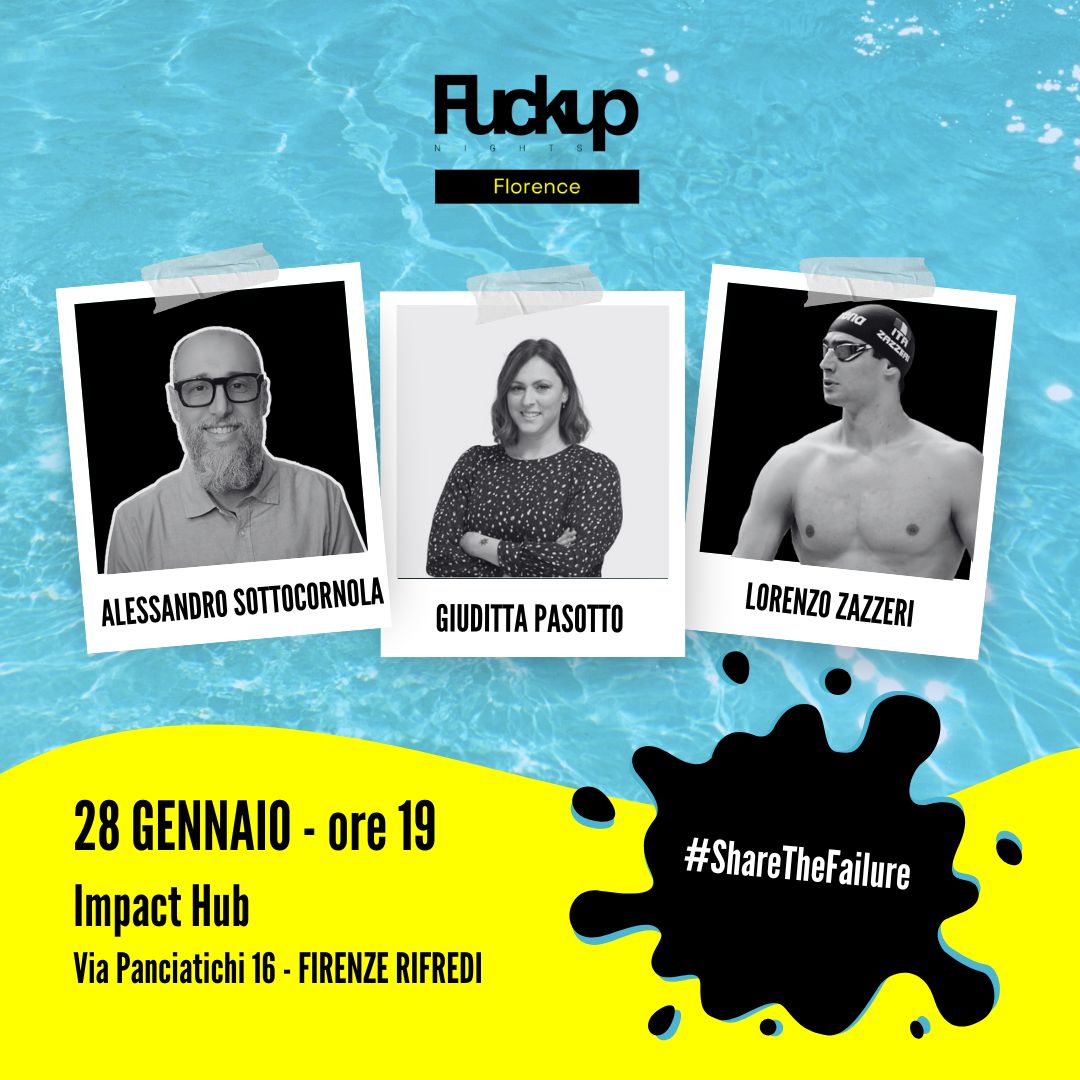 Fuckup Night, a Impact Hub torna l’evento dedicato alle storie di fallimento – ASCOLTA